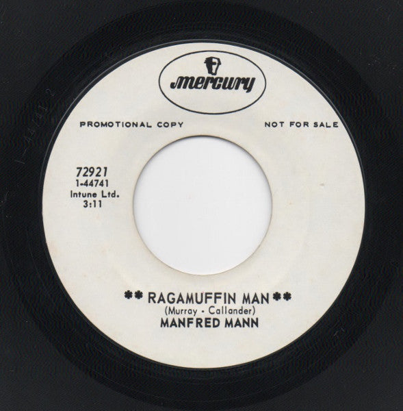 Manfred Mann : Ragamuffin Man (7", Single, Promo)